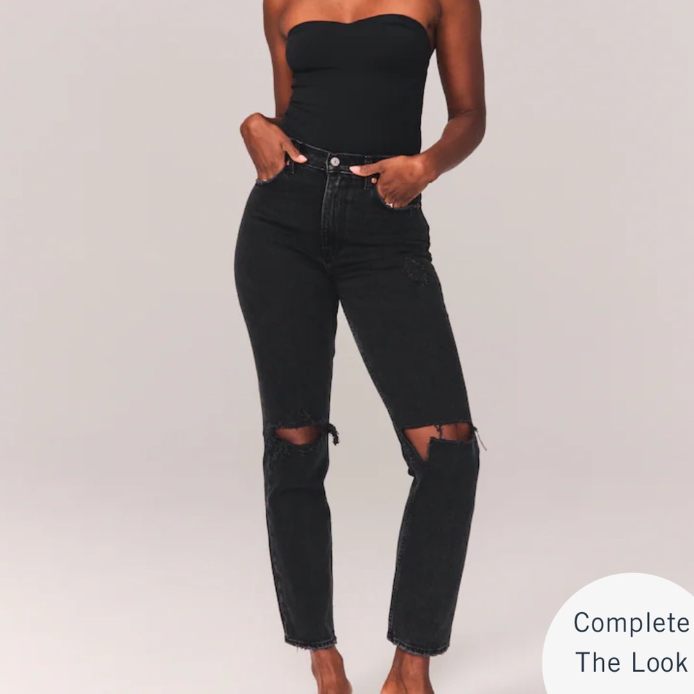 A&F Curve Live 90’s ultra high rise straight jean